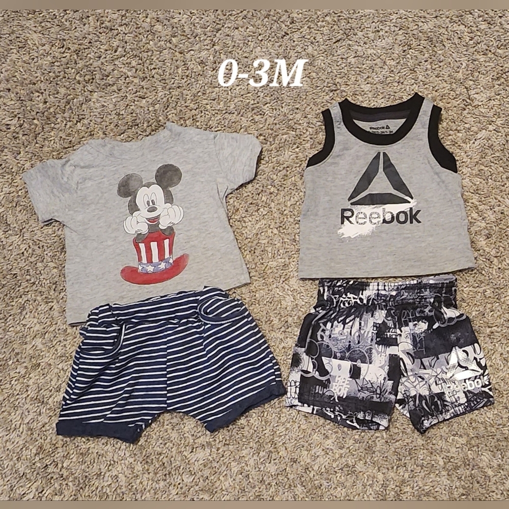 2 Boy Outfits Soze 0 to 3 months